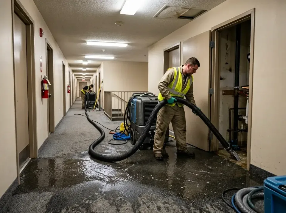 multi-unit-apartment-hallway-f-005 — frequently asked questions, Emergency Burst Pipe Water Extraction & Removal in North Ve…